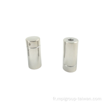 Logo Laser Marking Thread-Rolled Nickel Plated CNC Parts